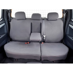 Navara NP300 Series III Canvas Seat Covers - Rear
